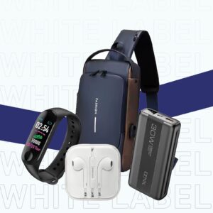 حافظة حرارة بباوربانك وشاحن لاسلكي